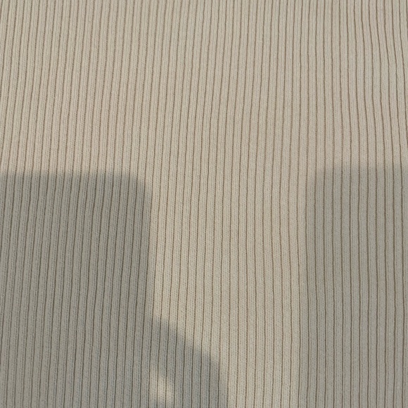 FRAMER Women’s Ribbed Zip Long Sleeve Top Body Shaped Sz XL MSRP $468 - Picture 10 of 13